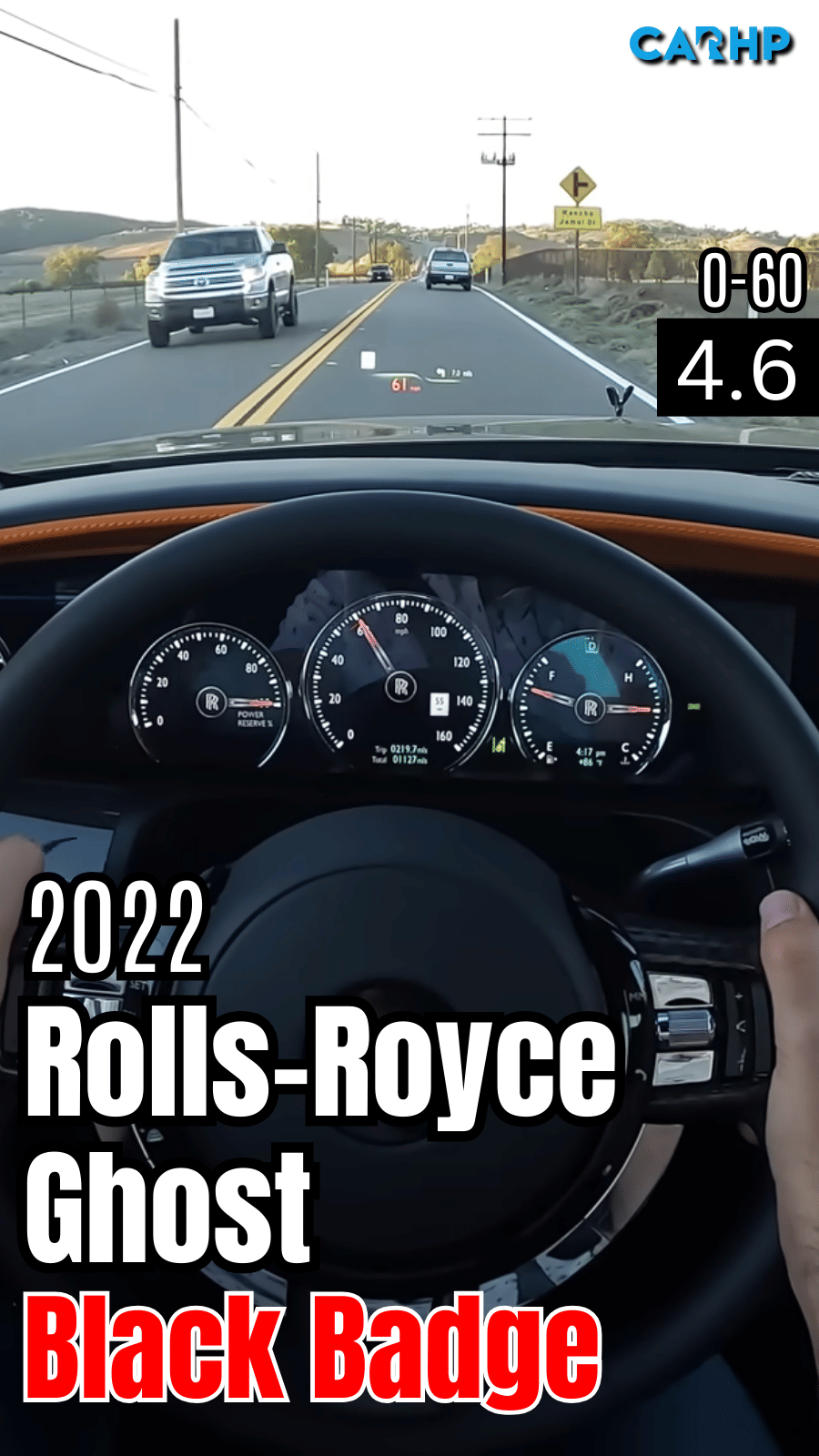 2022 Rolls-Royce Ghost Black Badge 0-60 mph time