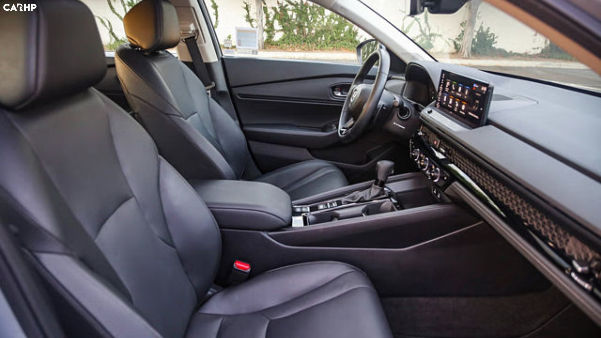 2025 honda accord hybrid black leather interior
