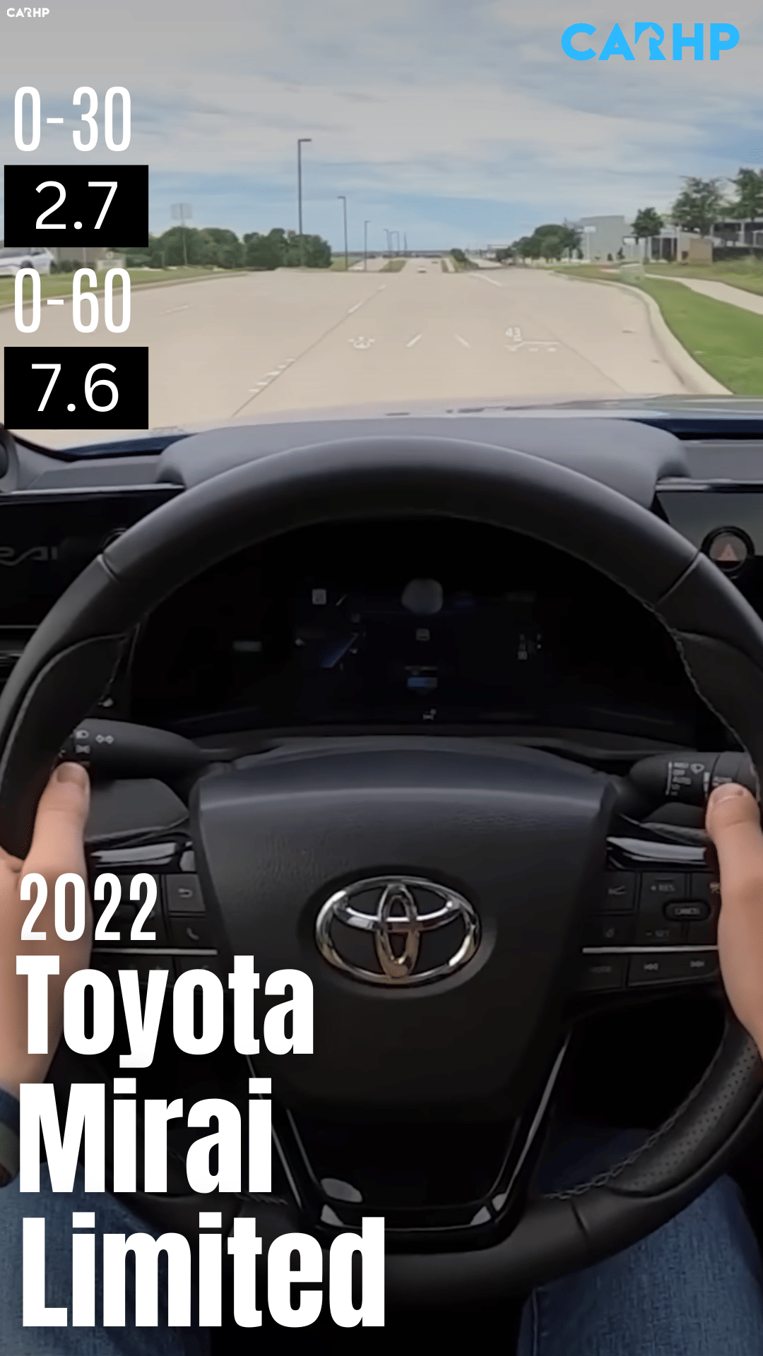 2022 Toyota Mirai Limited 0-60 mph timeÂÂ
