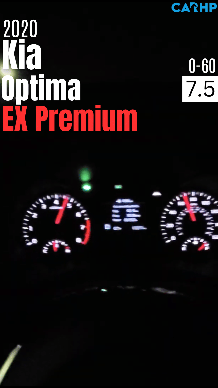 2020 Kia Optima EX Premium 0-60 mph timeÂ 