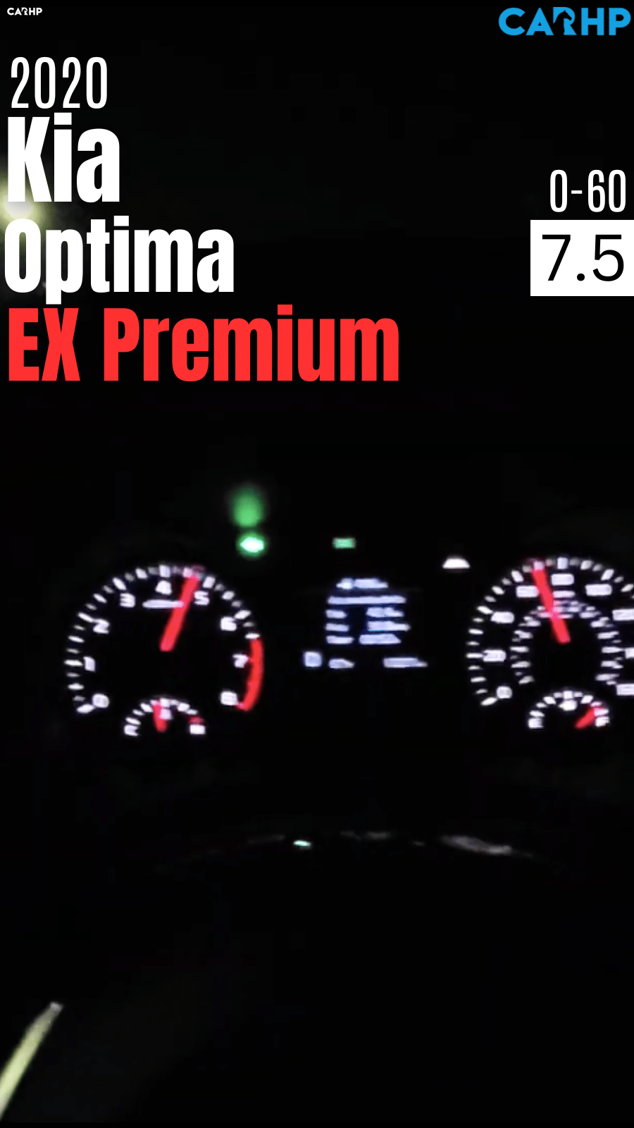 2020 Kia Optima EX Premium 0-60 mph timeÂÂ