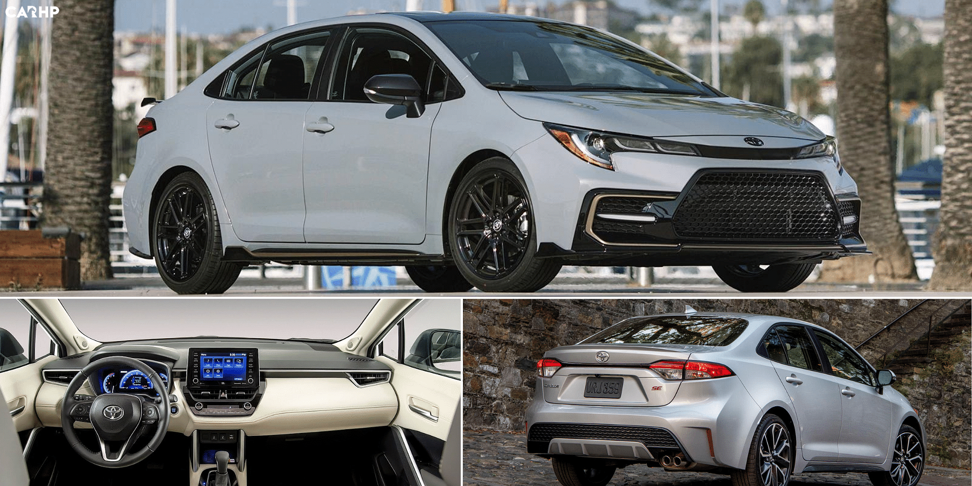 2022 toyota corolla front, back and interior