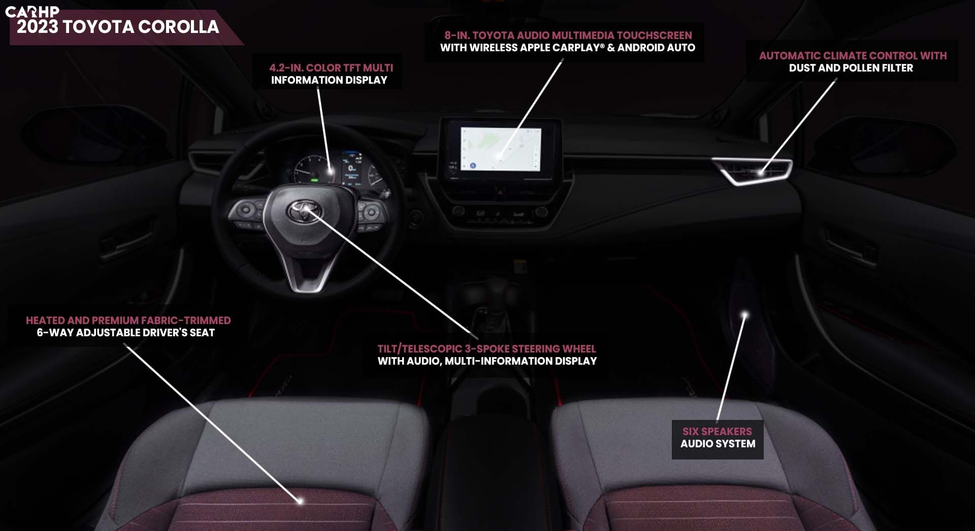 2023 Toyota Corolla Interior Features