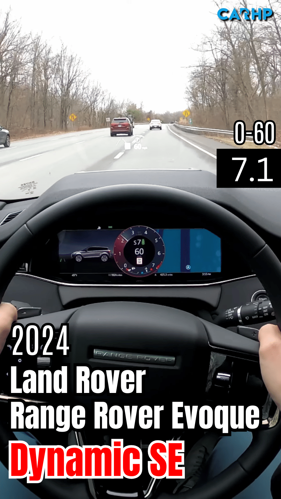 2024 Land Rover Range Rover Evoque Dynamic SE 0-60 mph time