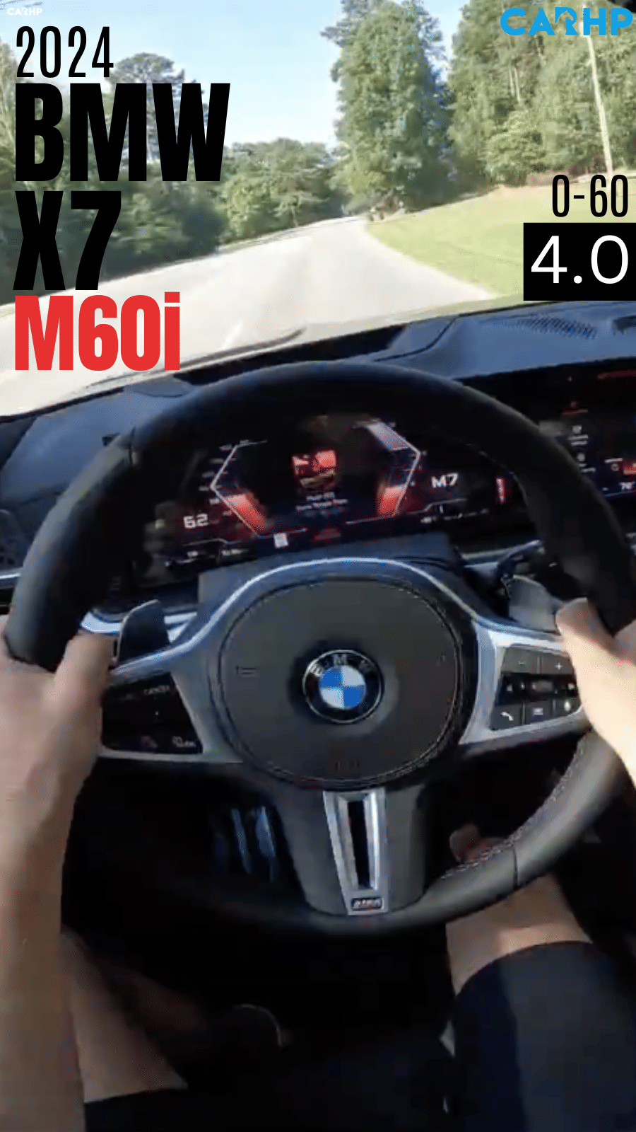 2024 BMW X7 M60i 0-60 mph time