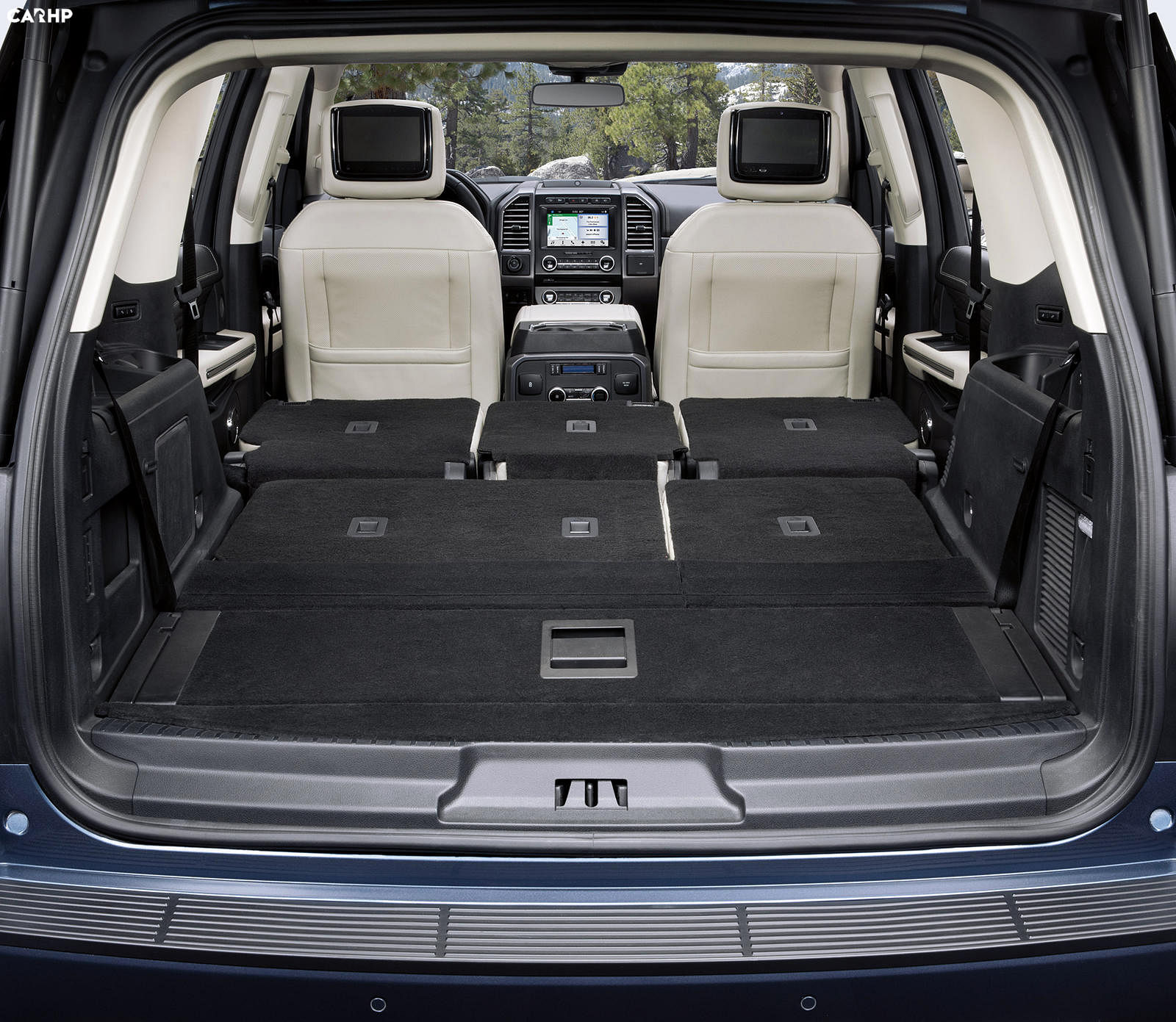 2018 Ford Expedition trunk volume and cargo space