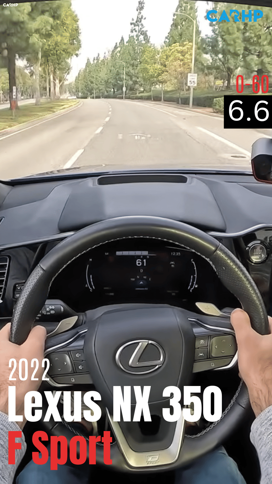 2022 Lexus NX 350 F Sport Handling 0-60 mph timeÂ