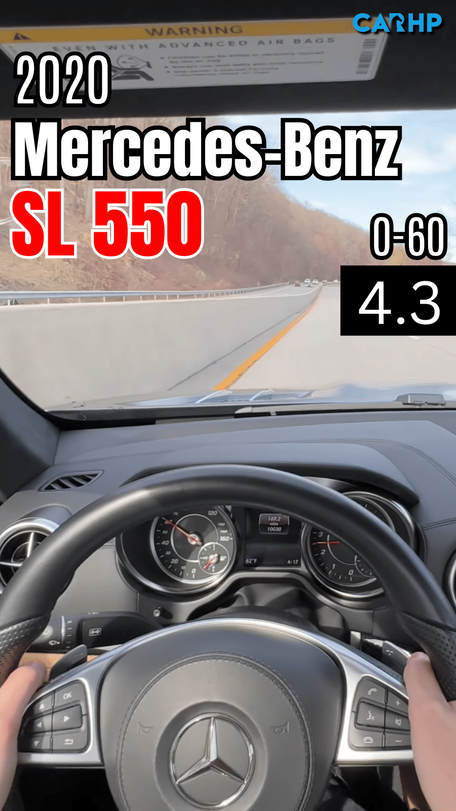 2020 Mercedes-Benz SL550 0-60 mph time