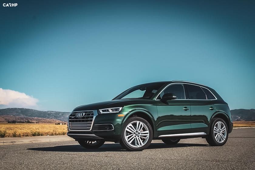 2019 Audi Q5 front-angled exterior image