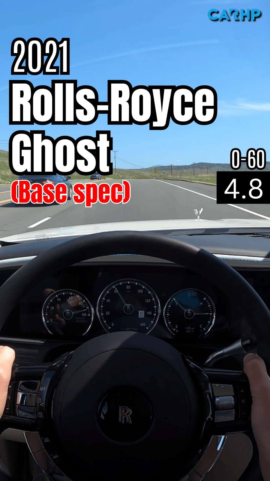 2021 Rolls-Royce Ghost Base spec 0-60 mph time