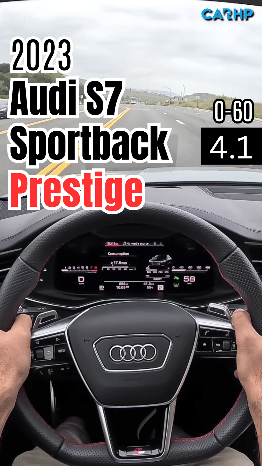 2023 Audi S7 Sportback Prestige 0-60 mph time