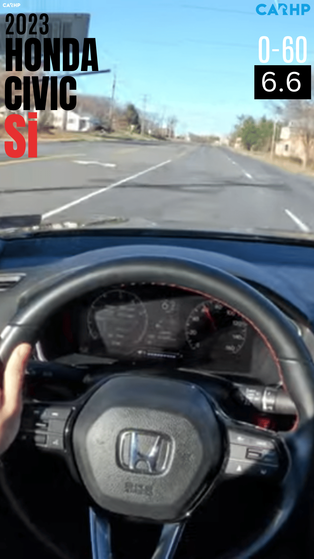 2024 Honda Civic Si 0-60 mph time