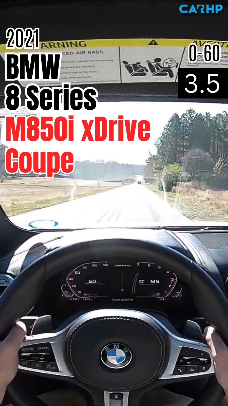 2021 BMW M850i xDrive 0-60 mph time