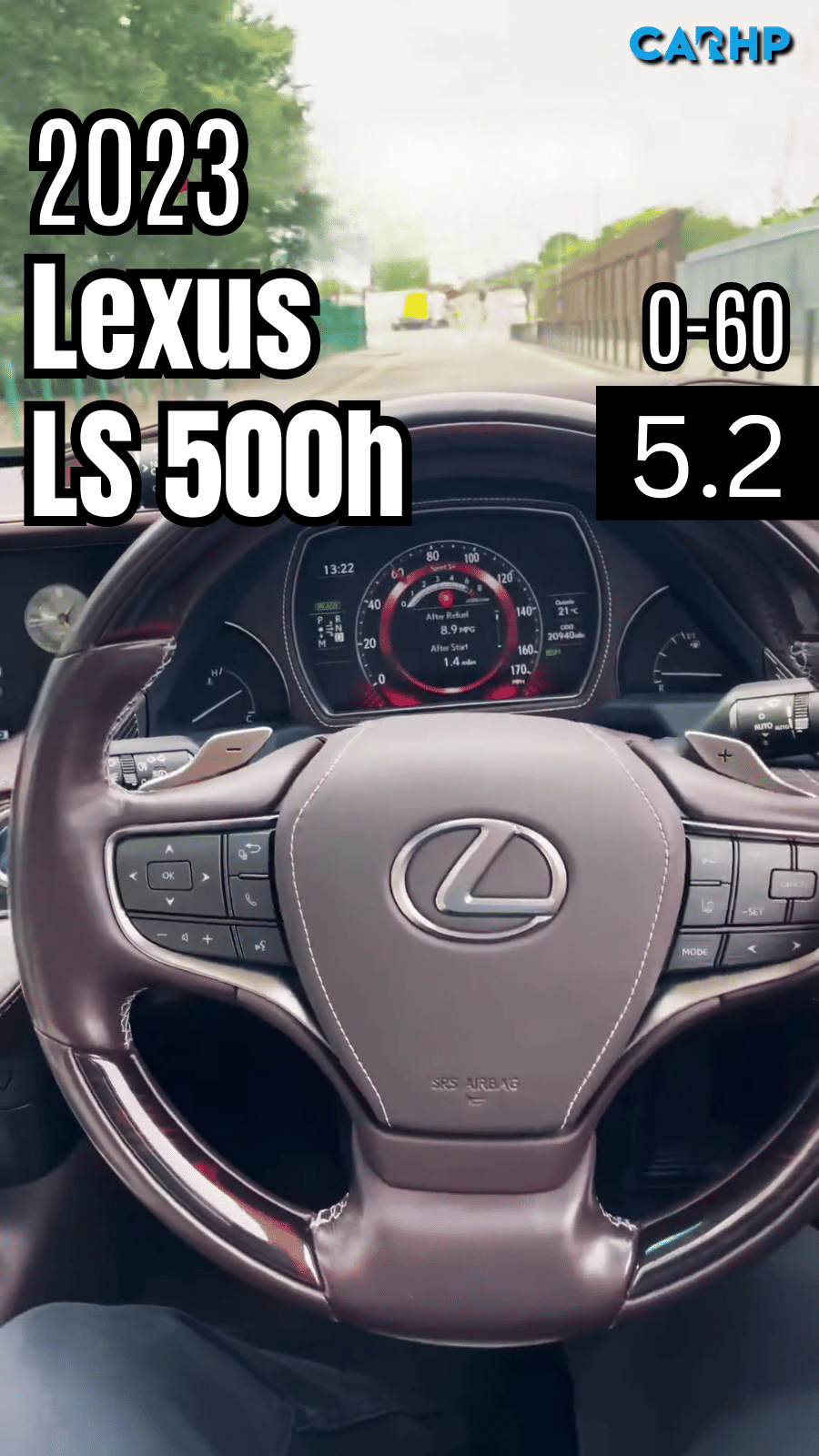 2023 Lexus LS 500h 0-60 mph time