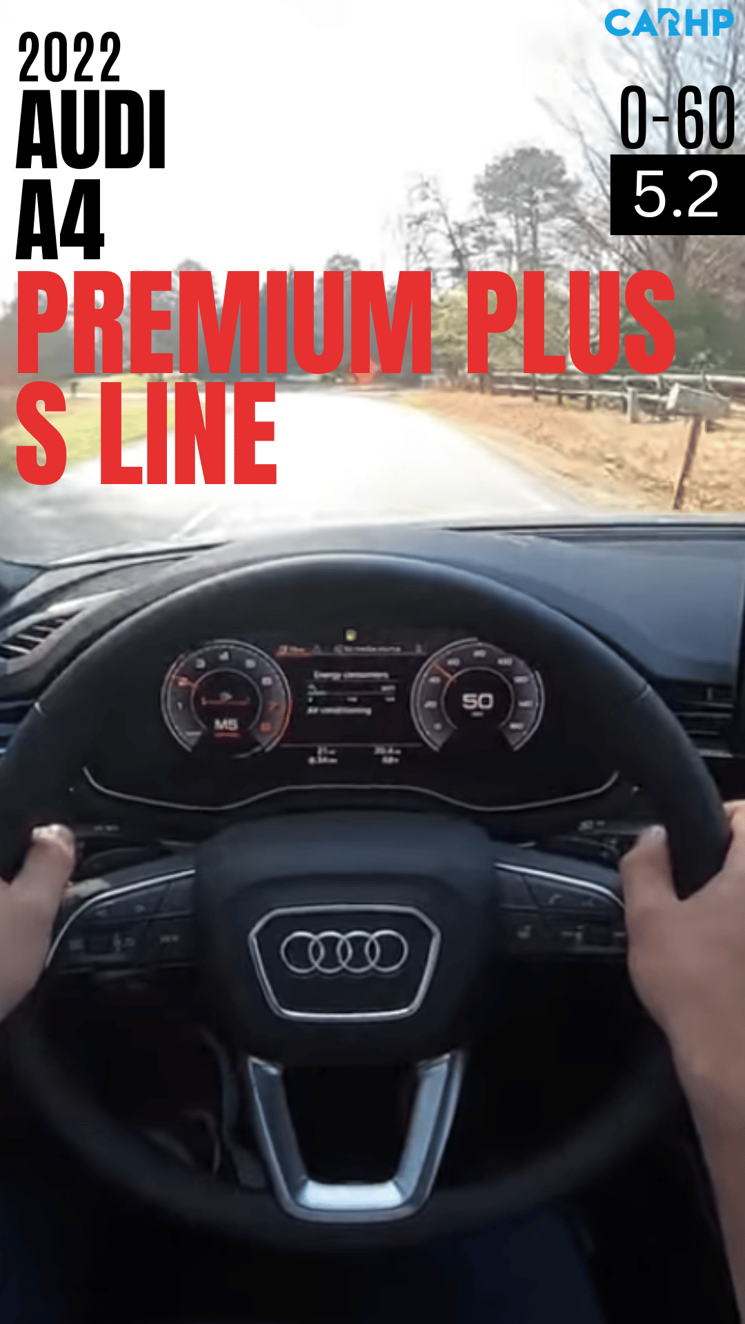 2022 Audi A4 Premium Plus S Line 0-60 mph timeÂ