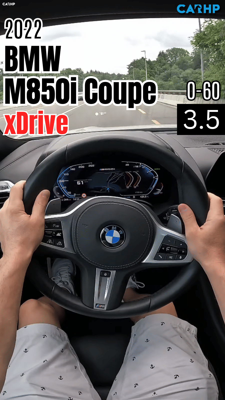 2022 BMW M850i Coupe xDrive 0-60 mph time