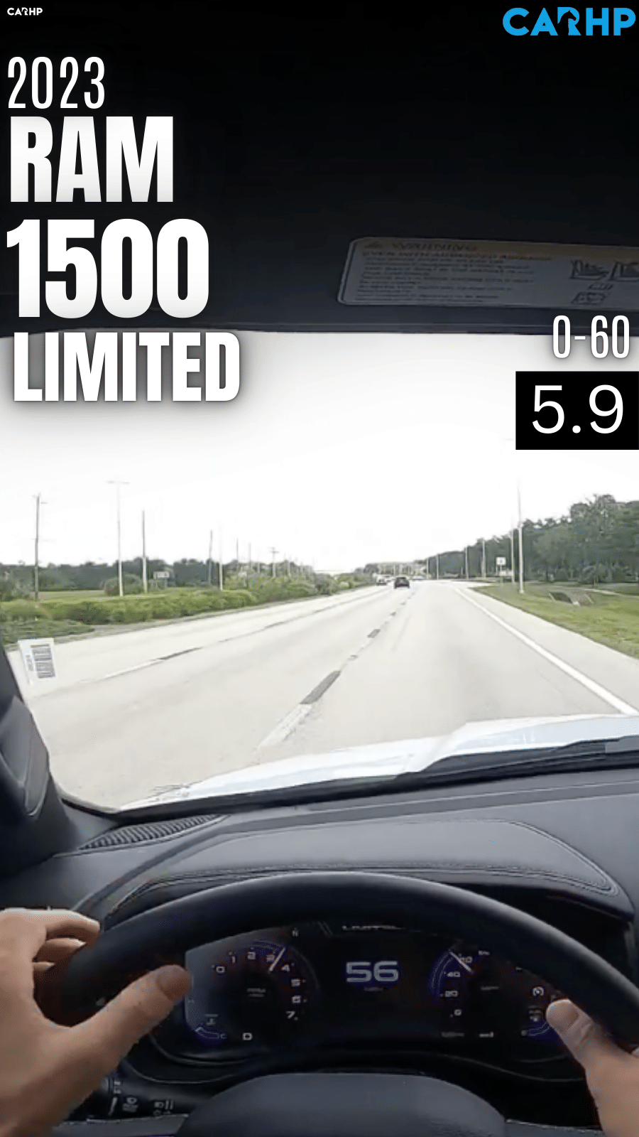 2023 RAM 1500 limited -60 mph timeÂÂ