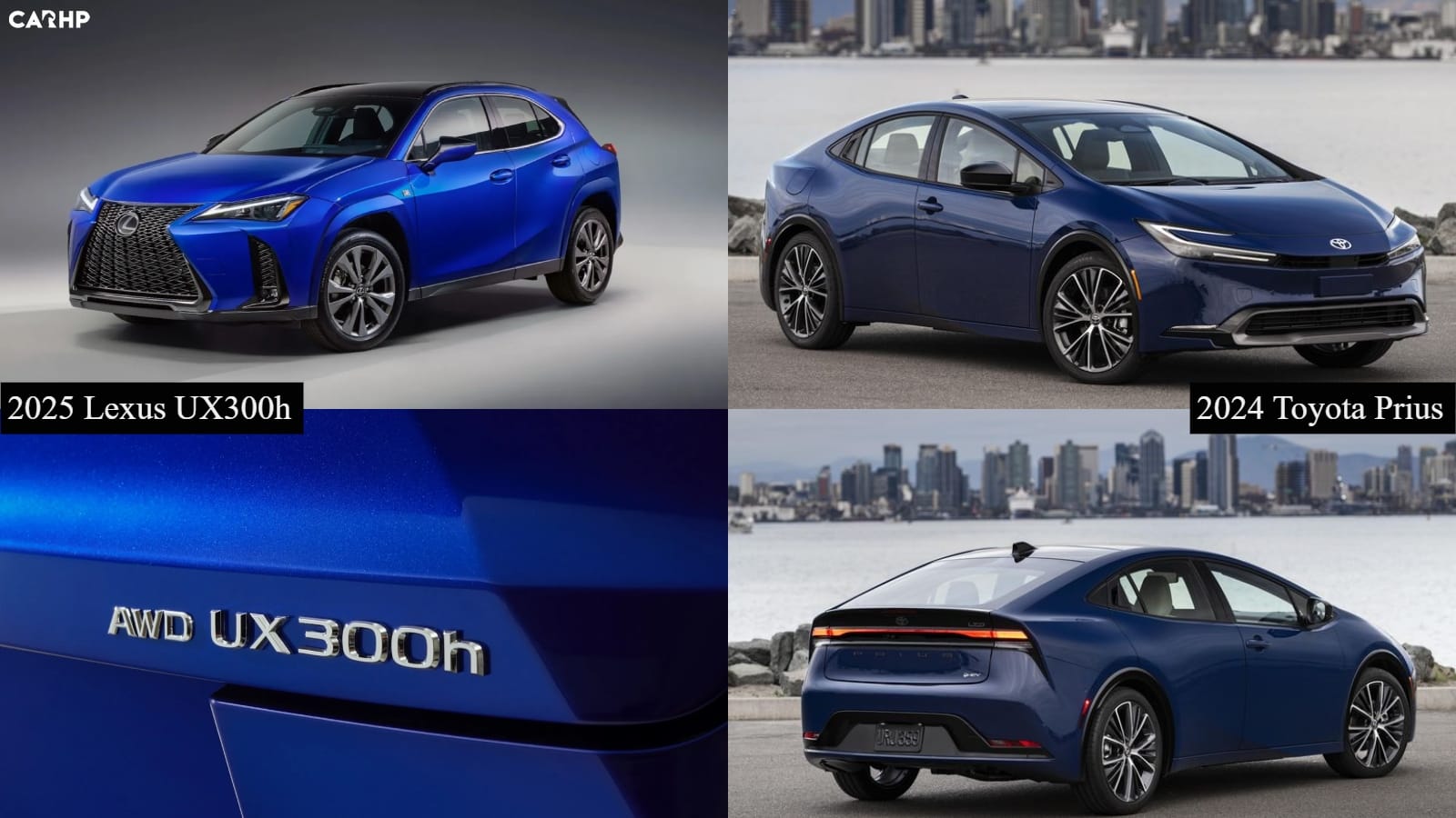 2025 Lexus UX300h and the 2024 Toyota Prius