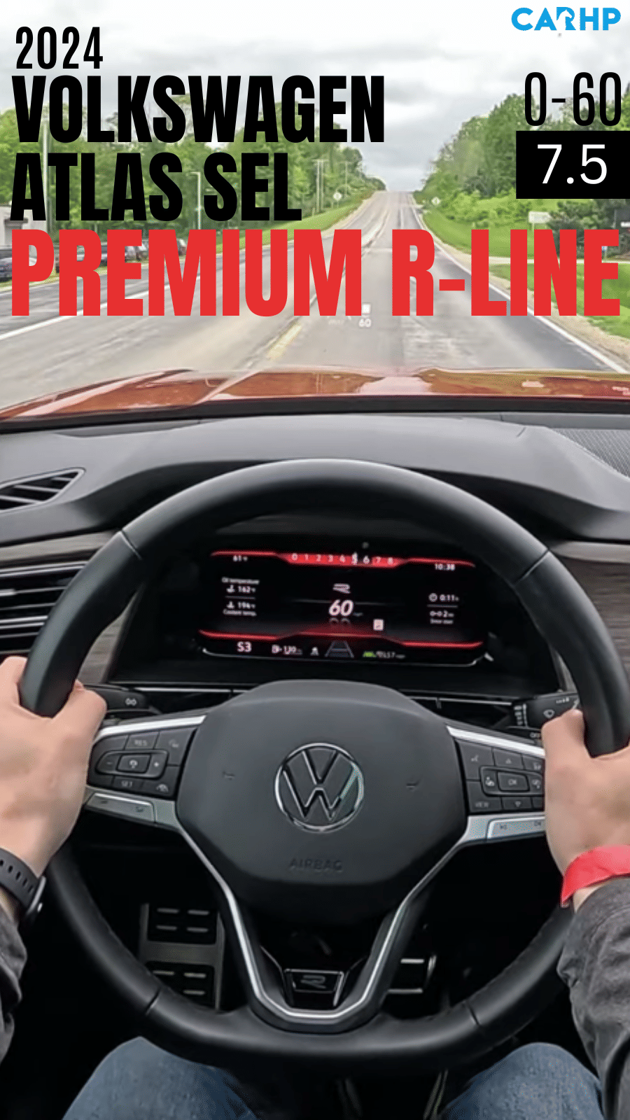 2024 Volkswagen Atlas SEL Premium R-Line 0-60 mph times