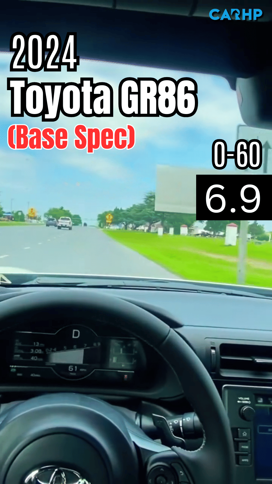 2024 Toyota GR86 (Base Spec) 0-60 mph time