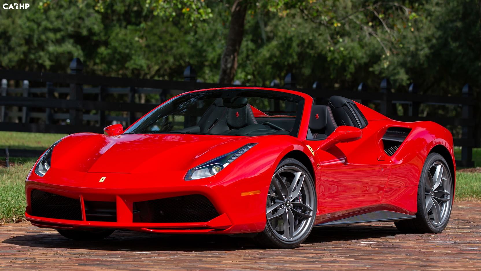 Red Ferrari 488 Spider