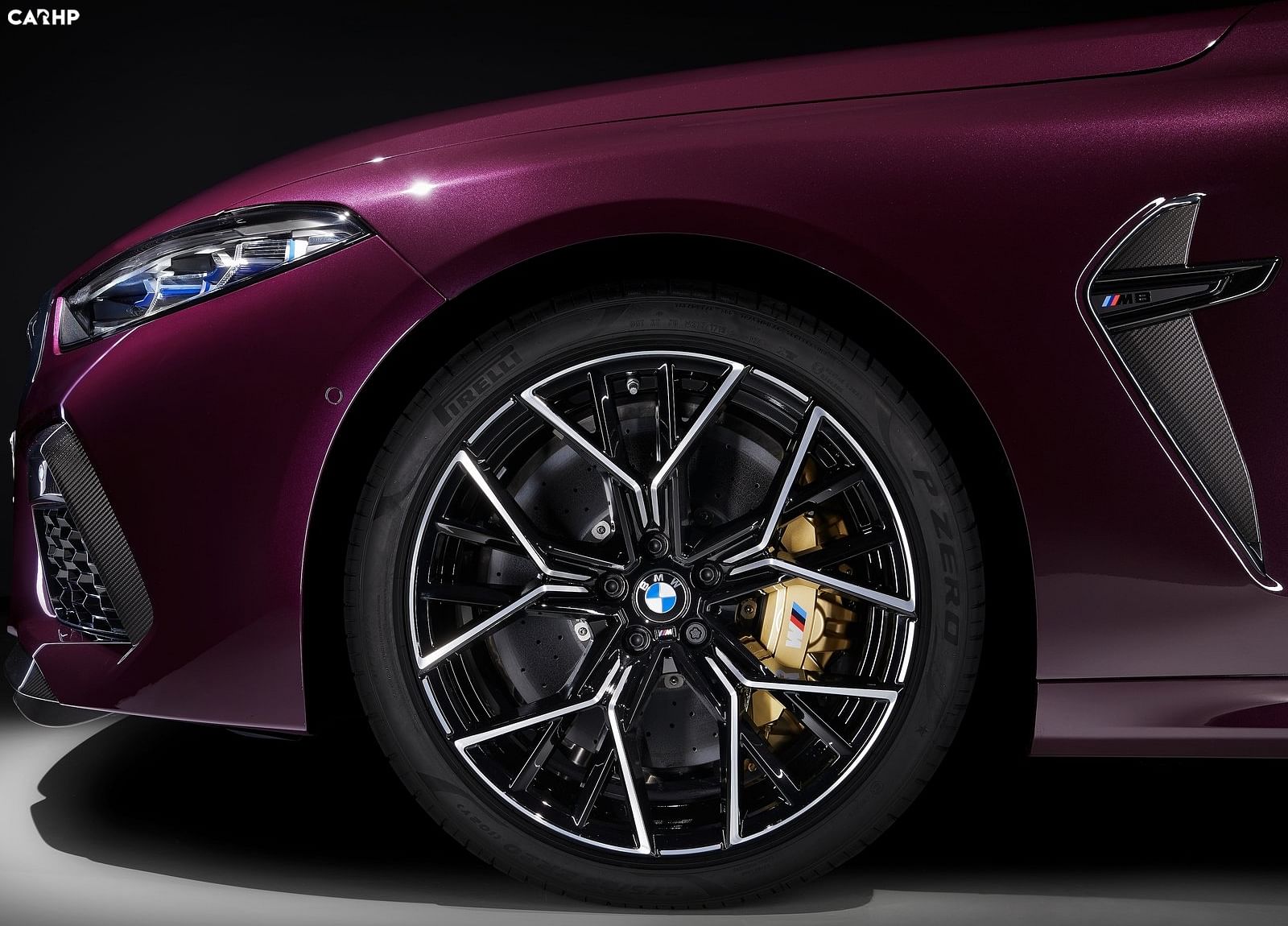 2021 BMW M8 Gran Coupe Carbon ceramic brakes and alloy wheels