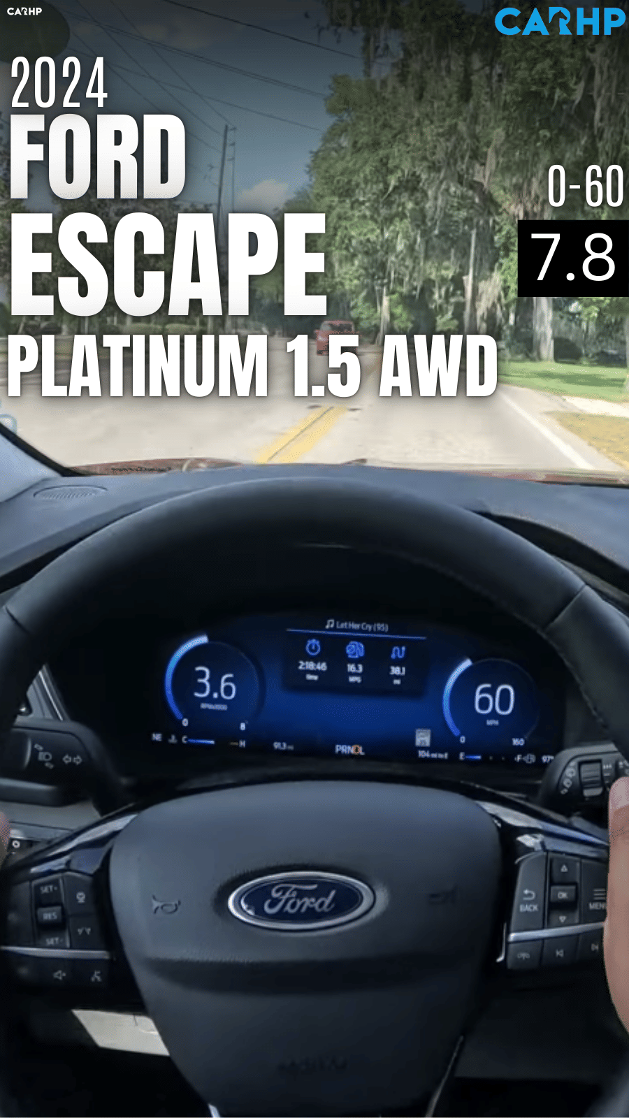 2024 Ford Escape Platinum 0-60 mph time