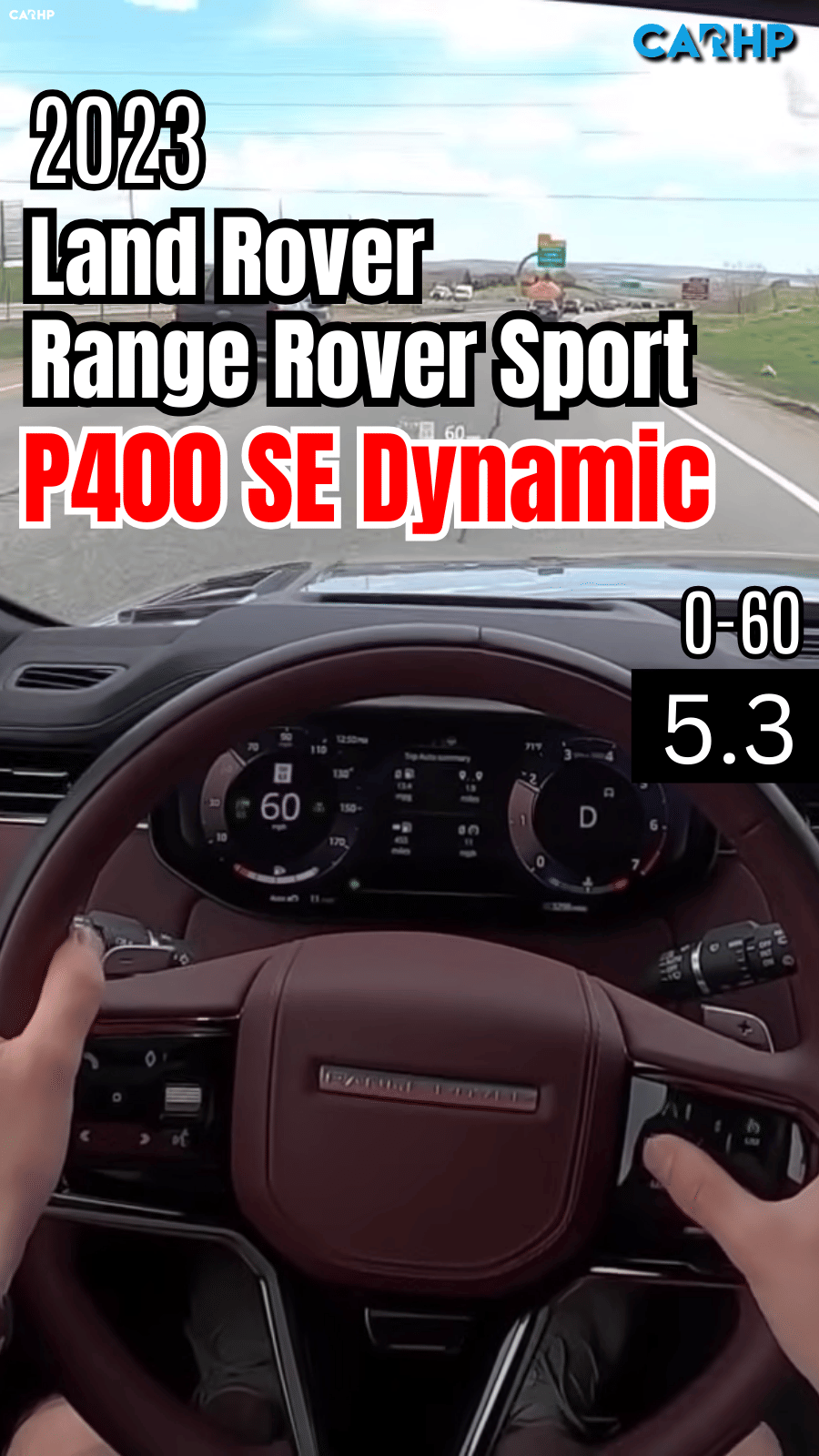 2023 Land Rover Range Rover Sport P400 SE Dynamic 0-60 mph time