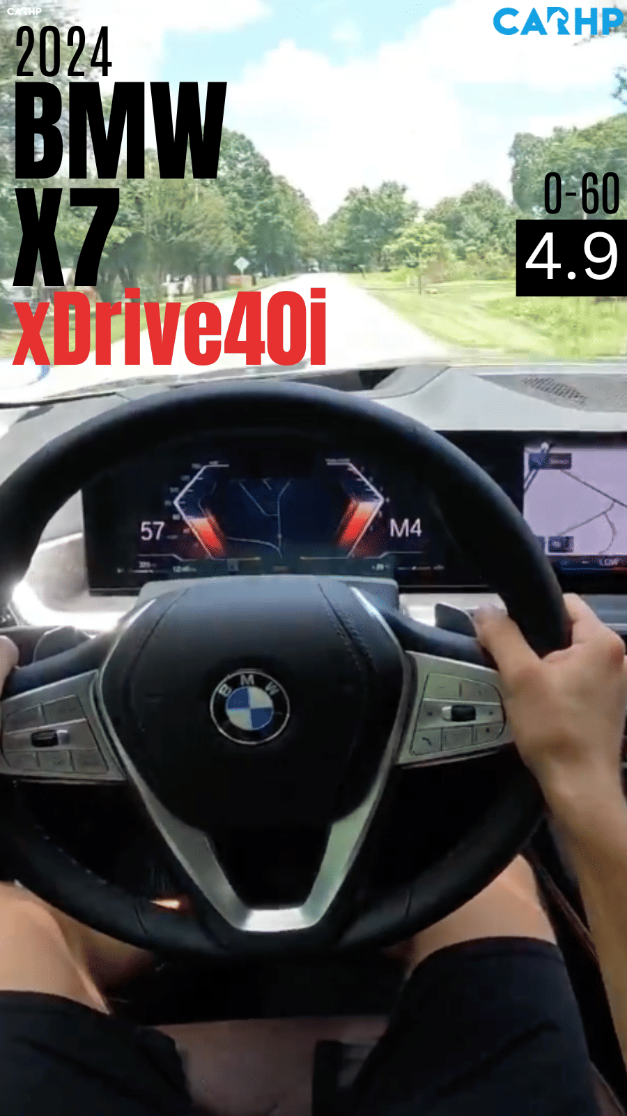 2024 BMW X7 xDrive40i 0-60 mph time