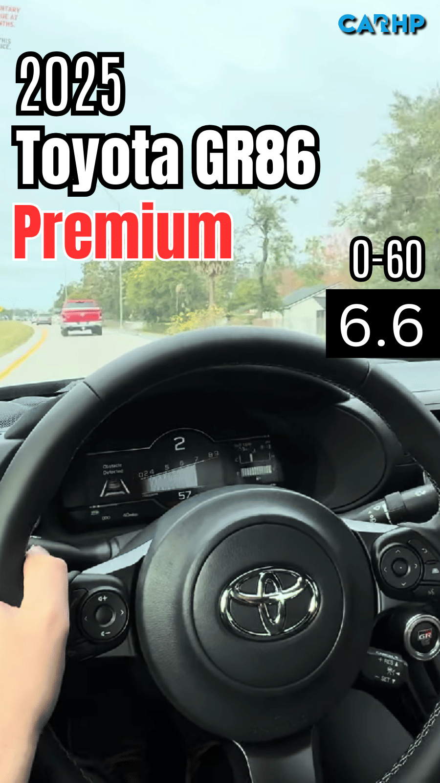 2025 Toyota GR86 Premium 0-60 mph time
