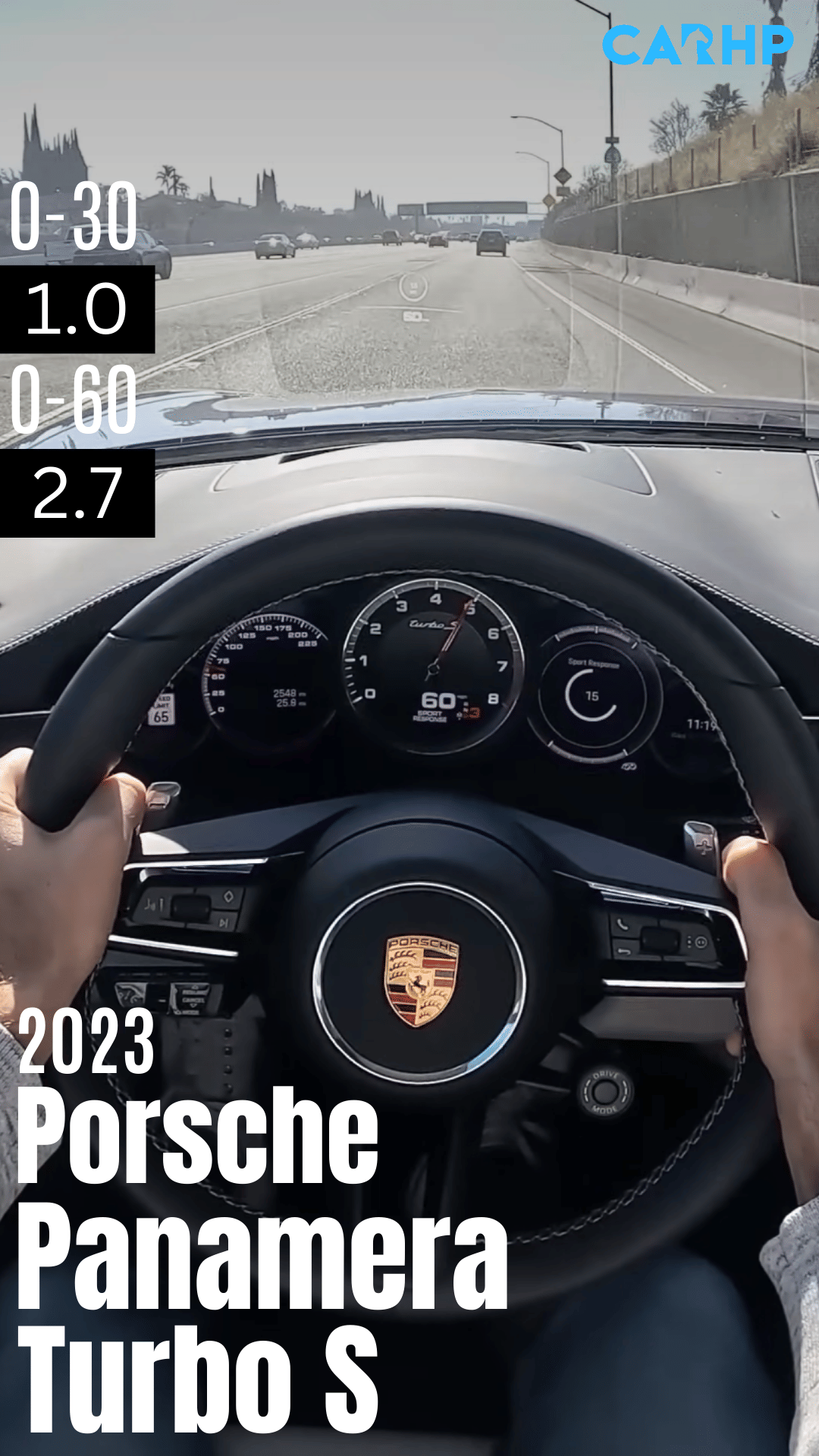 2023 Porsche Panamera Turbo S 0-60 mph timeÂ 