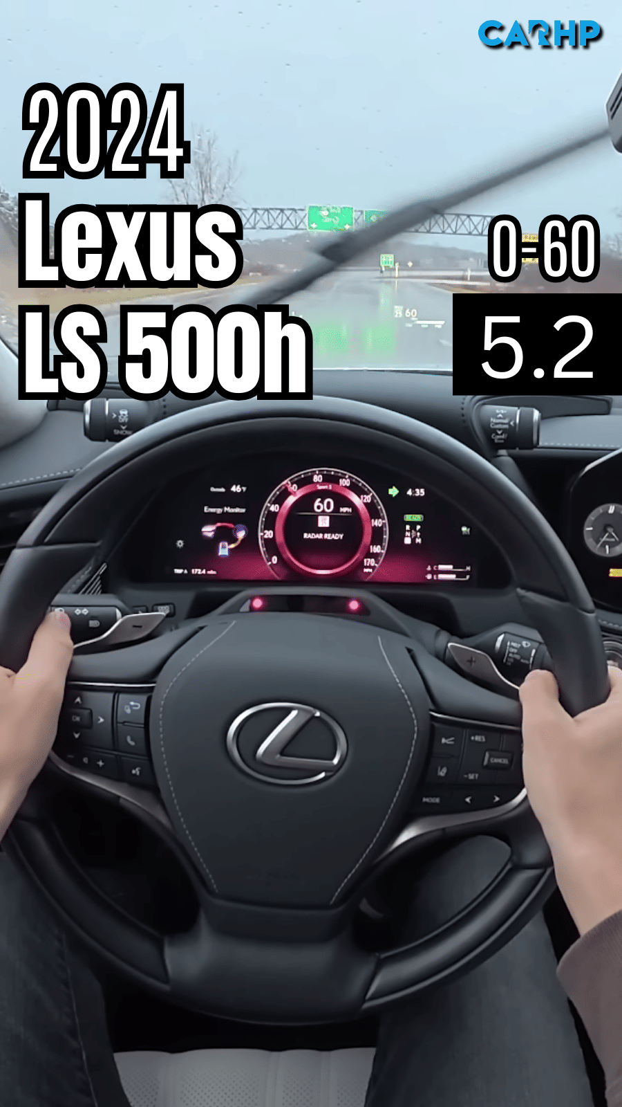 2024 Lexus LS 500h 0-60 mph time
