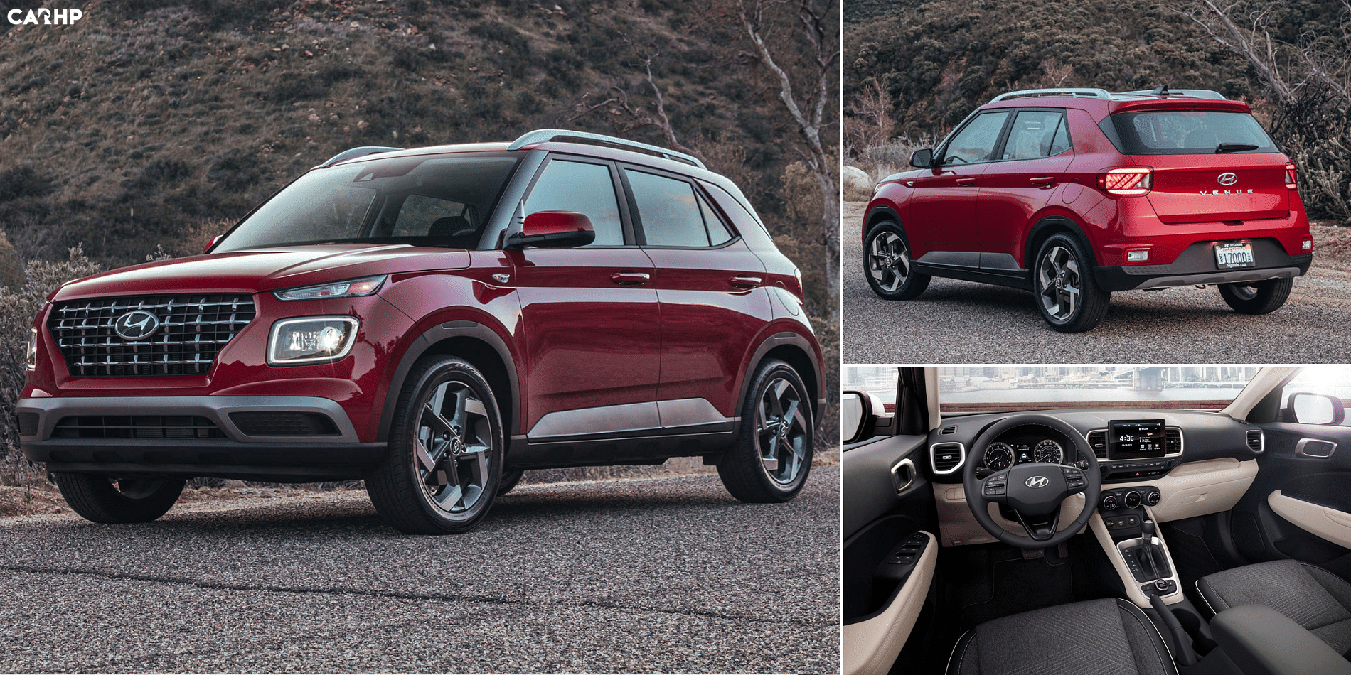 2022 Hyundai Venue front, back and interior