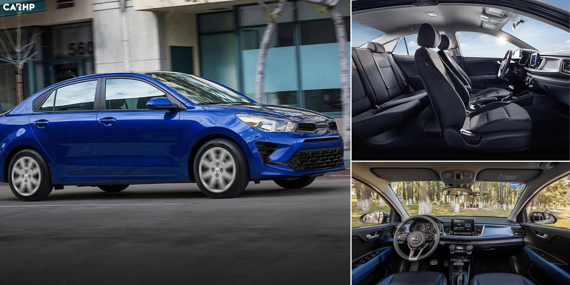2022 Kia Rio front and interior