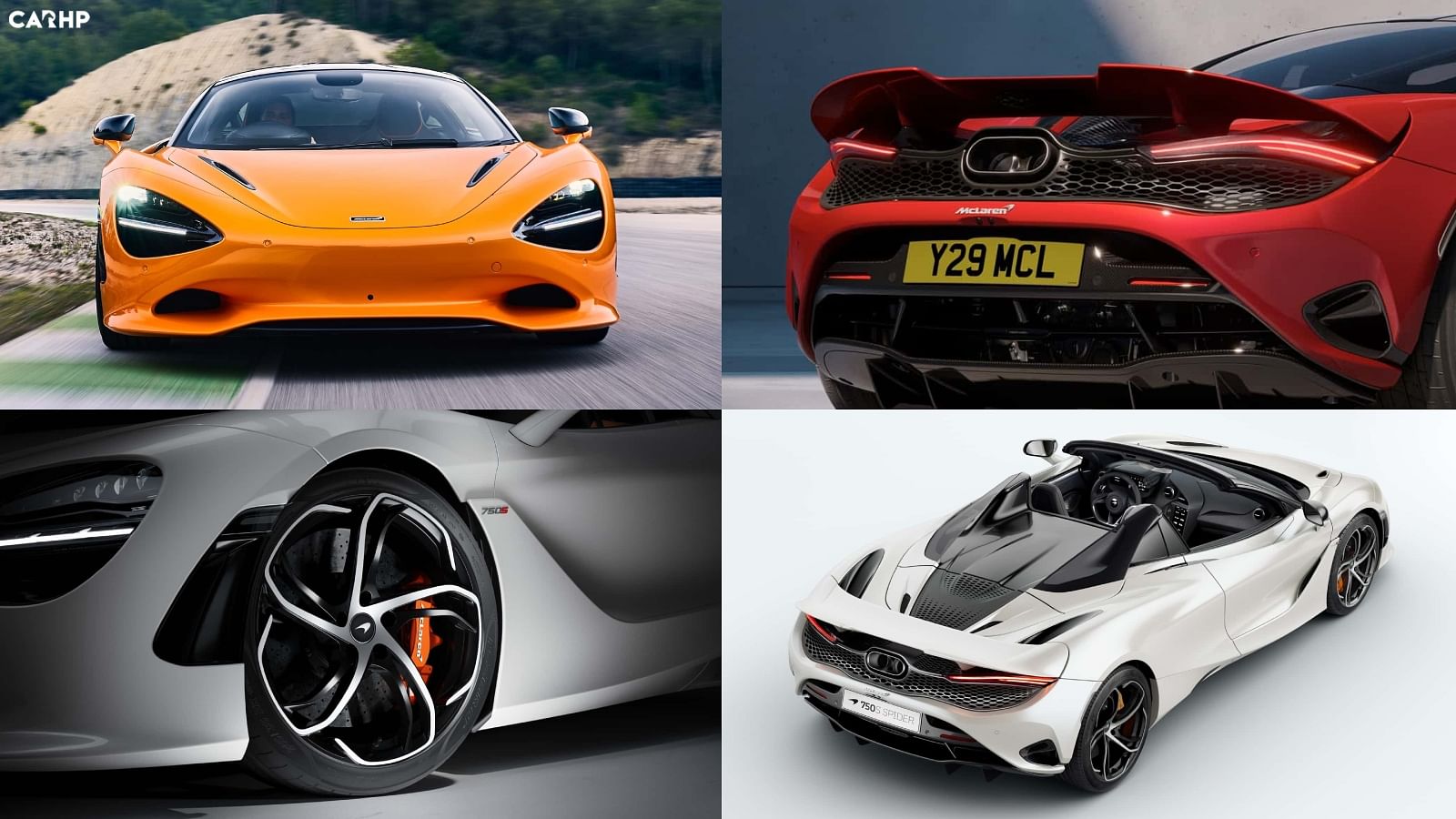 2024 McLaren 750S Top View
