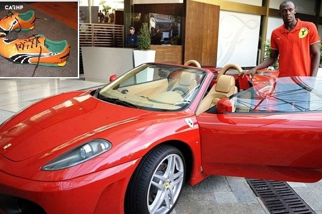 Usain Bolt Ferrari F430 Spider