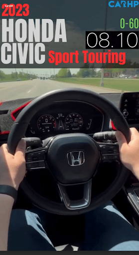 2023 Honda Civic Sport touring 0-60