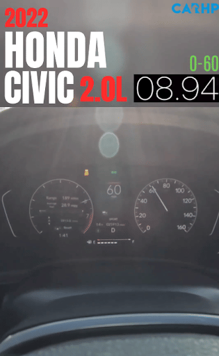 2023 Honda Civic 2.0 l 0-60