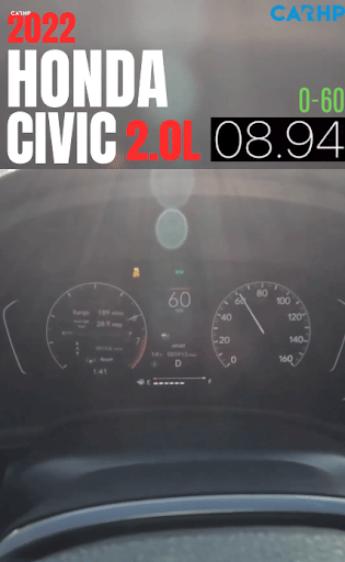 2023 Honda Civic 2.0 l 0-60
