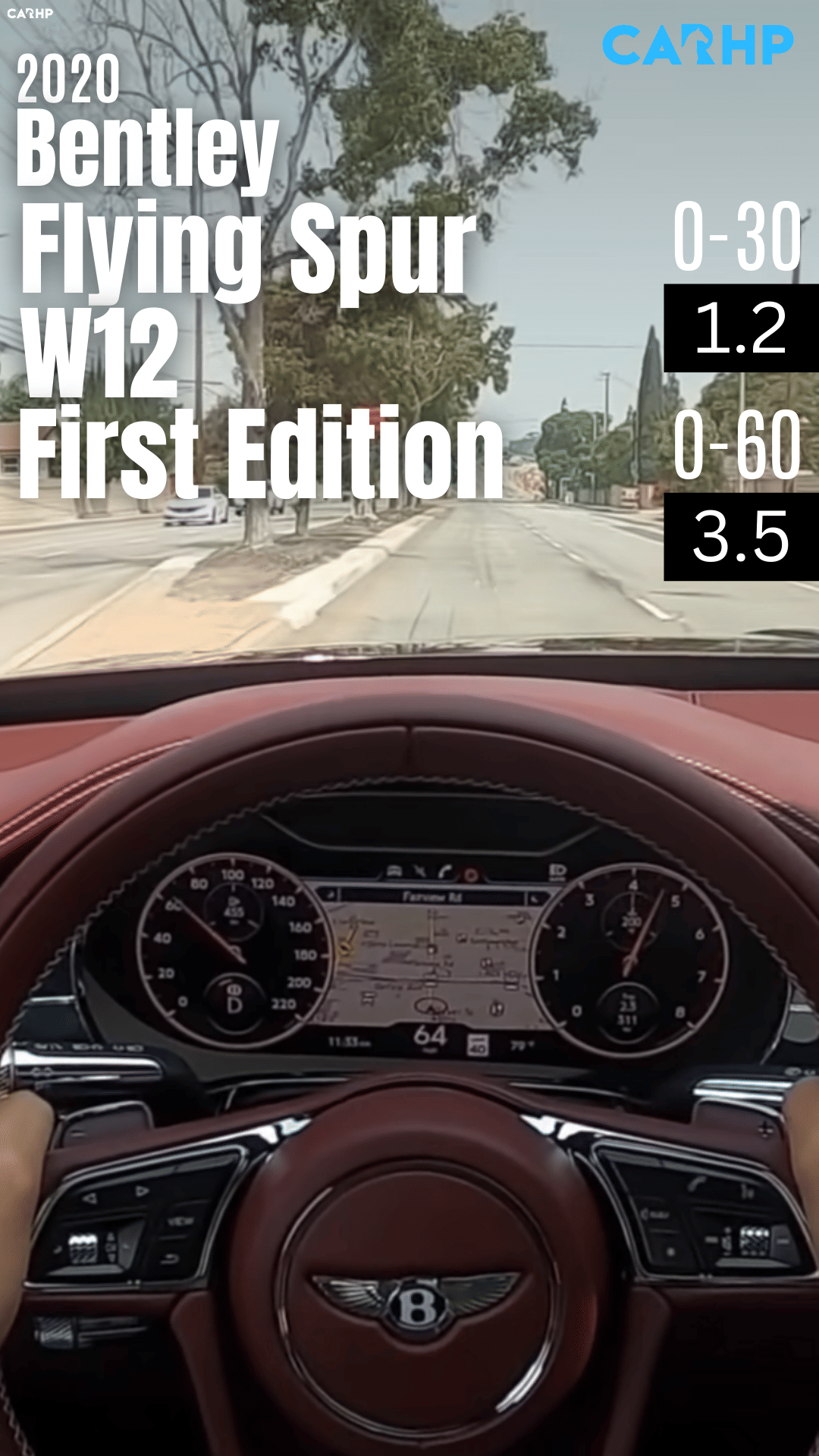 2020 Bentley Flying Spur W12 First Edition 0-60 mph time