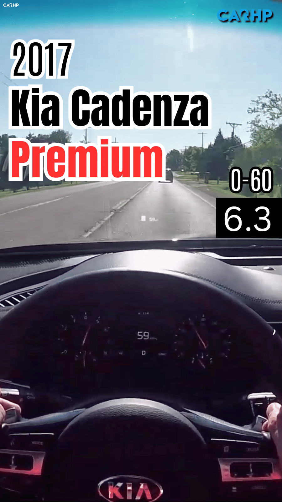 2017 Kia Cadenza Premium 0-60 mph time
