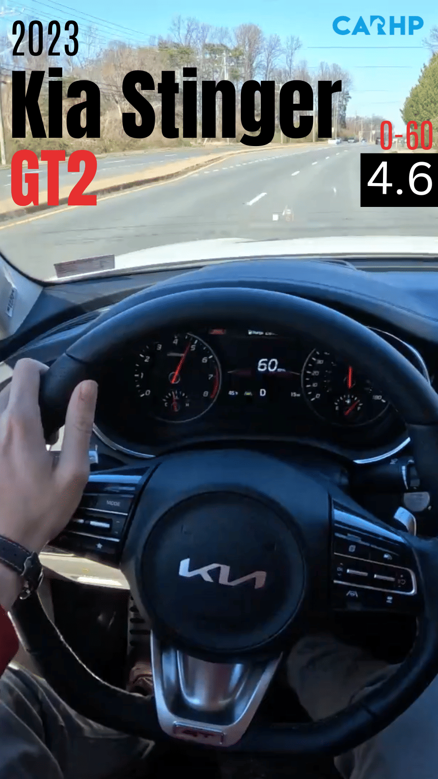 2023 Kia Stinger GT2 0-60 mph time