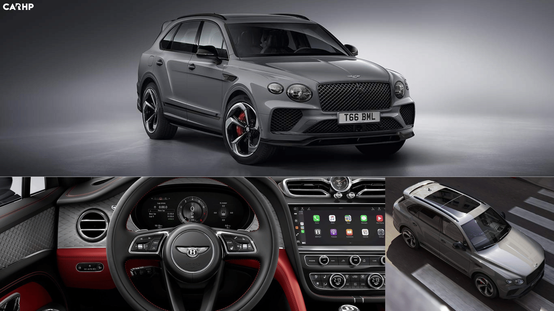 2023 Bentley Bentayega S Grey Front Side Interior