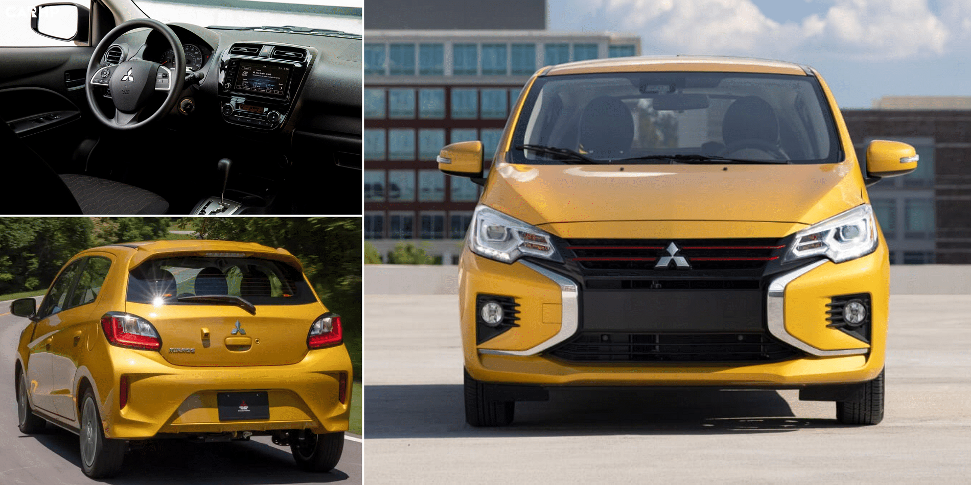 2022 Mitsubishi Mirage front, back and interior