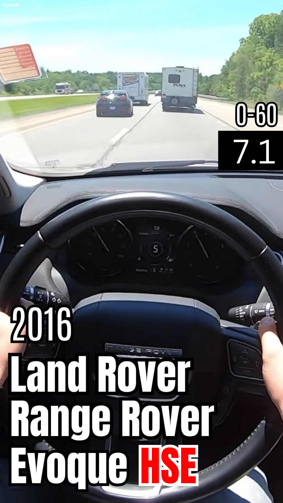 2016 Land Rover Range Rover Evoque HSE 0-60 mph time