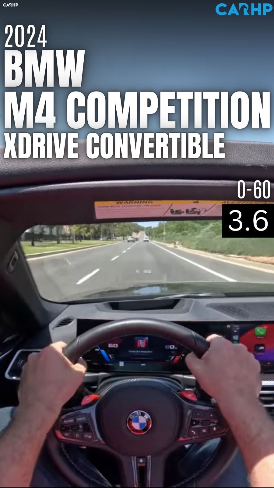 2024 BMW M4 Competition Convertible 0-60 mph timeÂÂ