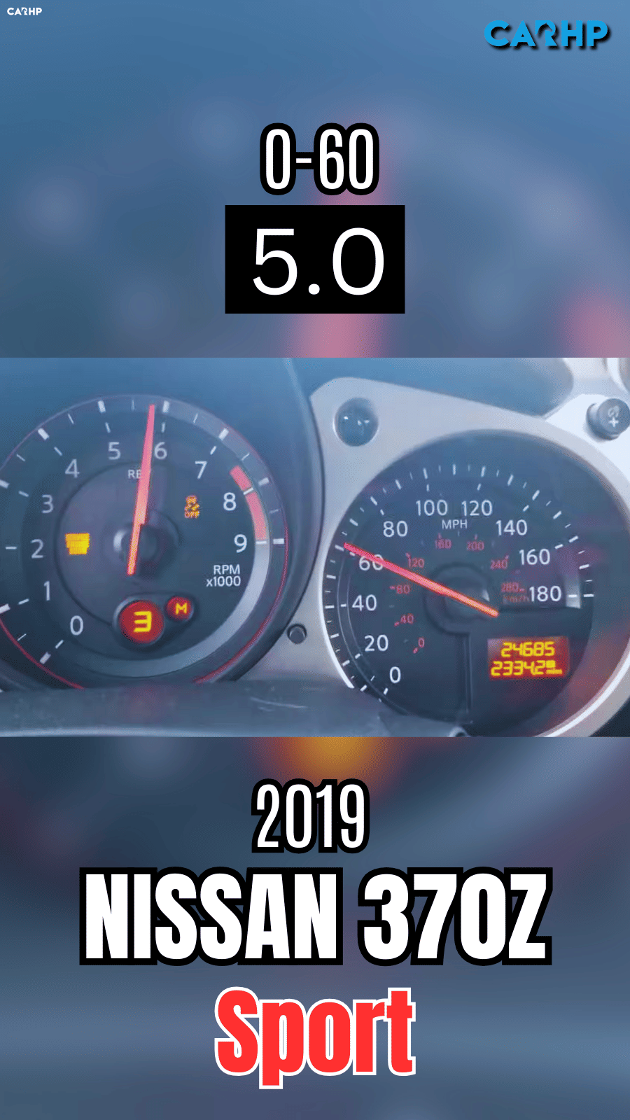 2019 Nissan 370Z Sport 0-60 mph time