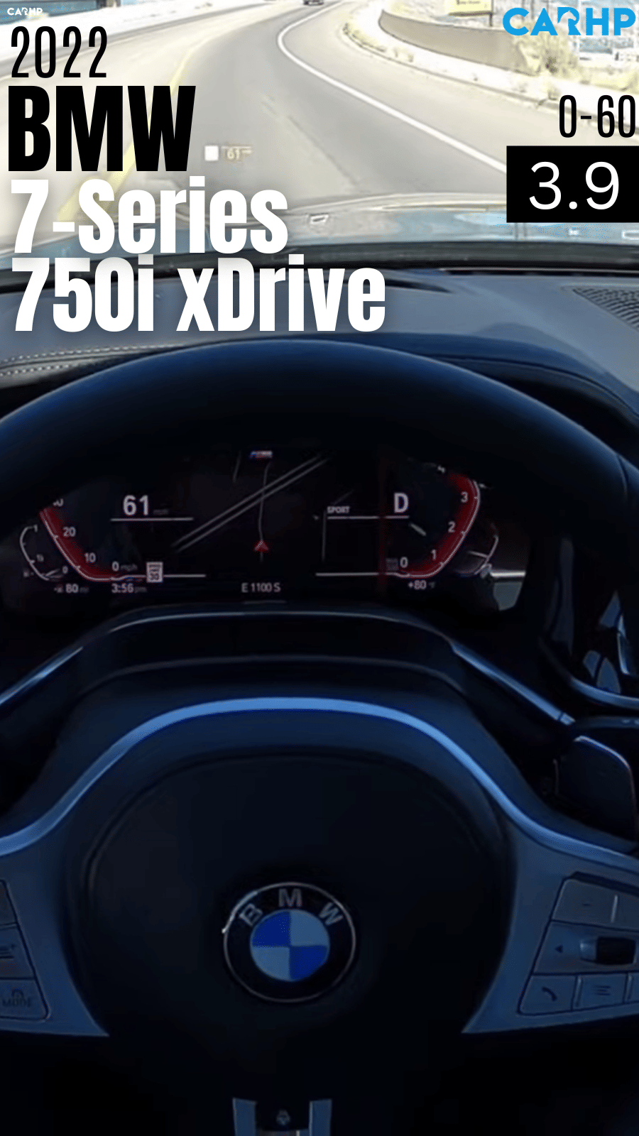 2022 BMW 7 Series 750i xDrive 0-60 mph time