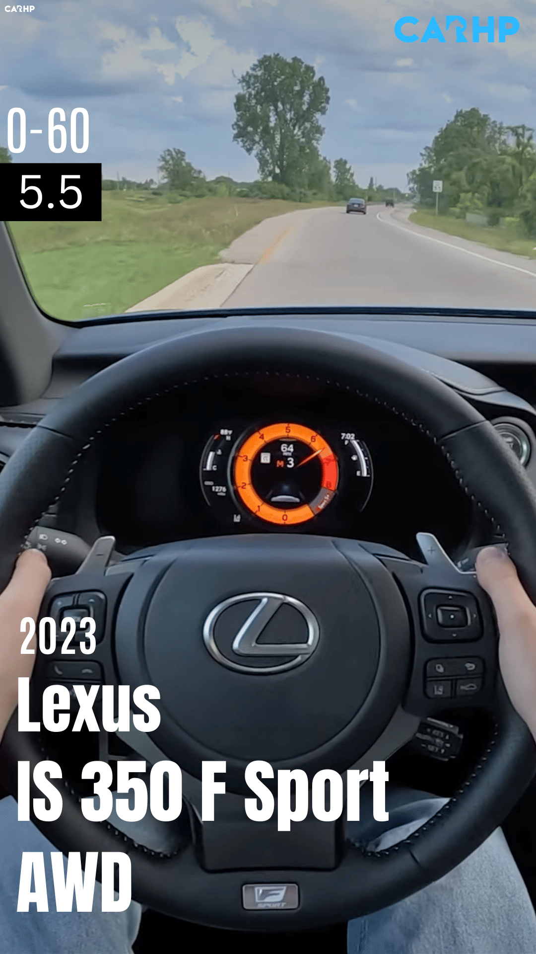 2023 Lexus IS 350 F Sport RWD 0-60 mph time