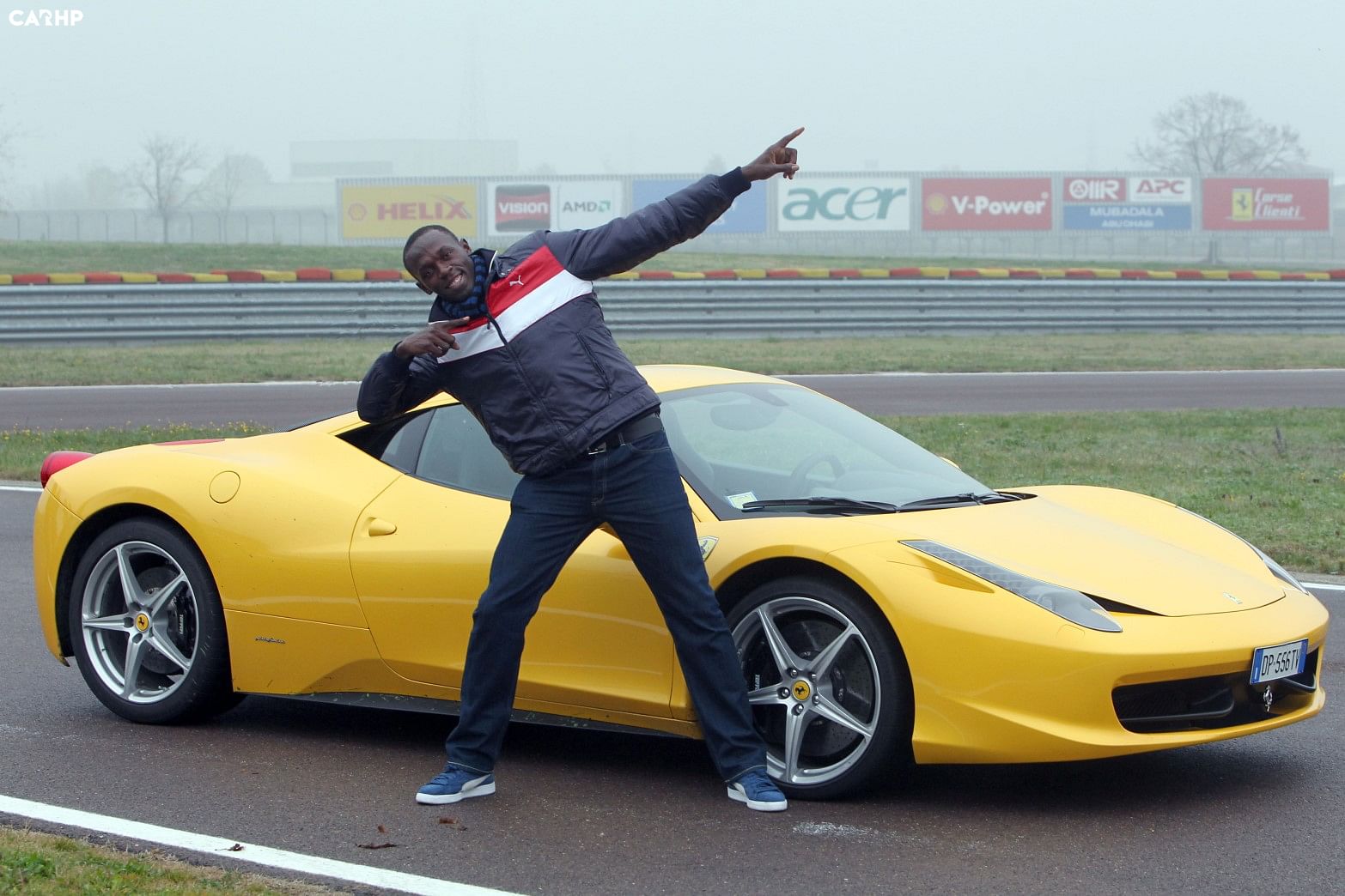 Usain Bolt Ferrari 458 Italia